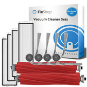 Set de piese de schimb pentru Roborock QV 35A, QR 798, QV35S (2x Perie principală, 4x Filter, 4x Perie laterală)