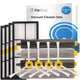 Set de piese de schimb pentru iRobot Roomba 800, 900-series (2 perechi de perii principale, 4x Filter, 4x Perie laterală)