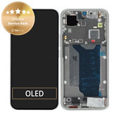 Ecran pentru Xiaomi 15T Pro 5G, Gray, Sticlă tactilă cu ramă, 5600050O12U00, Genuine Service Pack