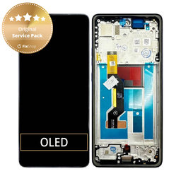 Ecran pentru Motorola Moto G86 5G, Sticlă tactilă cu ramă, Spellbound, 5D68C30474, Genuine Service Pack