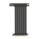 Cablu riser PCIe 4.0 x16 pentru placă video, 20cm, negru