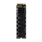 Placă de extensie M.2 NVMe cu 6 porturi SATA III