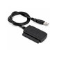 Adaptor USB 2.0 la IDE / SATA pentru HDD/SSD de 2,5" și 3,5", cu alimentare EU