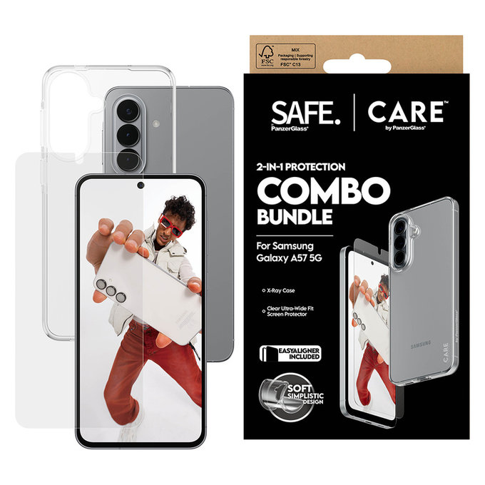 Bundle 2 în 1 pentru Samsung Galaxy A57, PanzerGlass