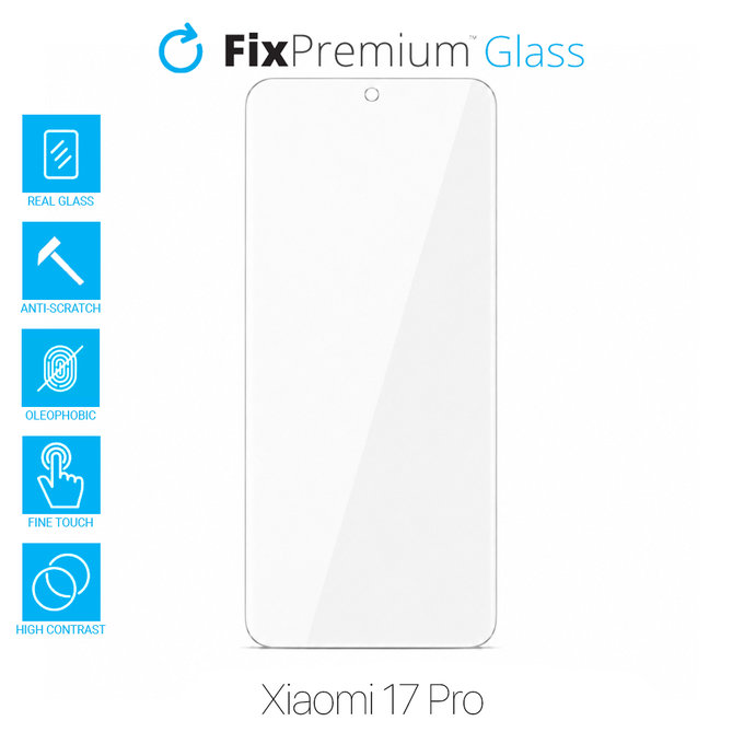 FixPremium Glass - Geam securizat pentru Xiaomi 17 Pro