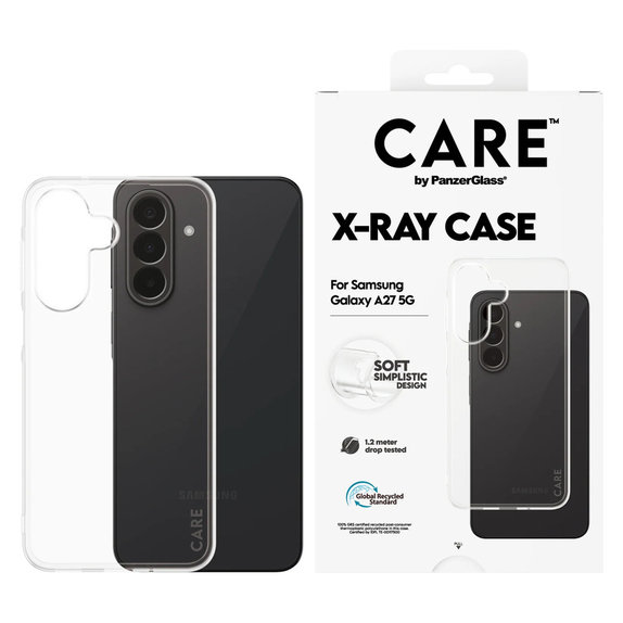 Caz X-Ray pentru Samsung Galaxy A27, Transparent, PanzerGlass