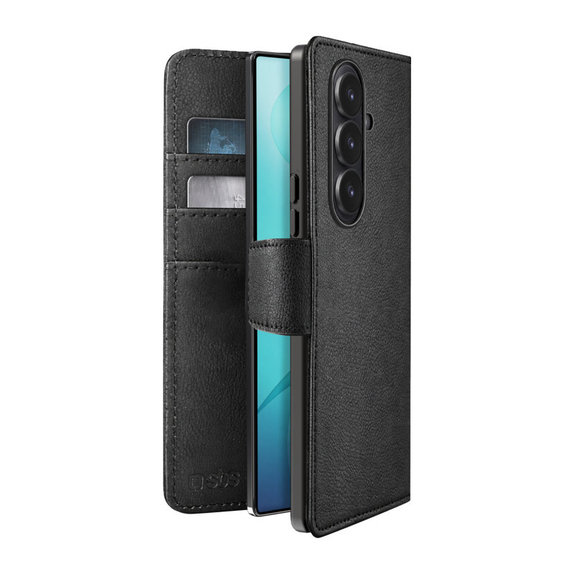 Husă Wallet Stand pentru Samsung Galaxy Z Fold8 Ultra, Neagră, SBS