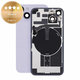 Sticlă carcasă spate pentru iPhone 14, Purple, Pulled A