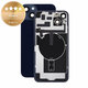 Sticlă carcasă spate pentru iPhone 14 Plus, Midnight, Pulled A