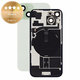 Sticlă carcasă spate pentru iPhone 15, Green, Pulled A