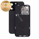 Sticlă carcasă spate pentru iPhone 15 Pro, Black Titanium, Pulled A