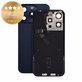 Sticlă carcasă spate pentru iPhone 15 Pro, Blue Titanium, Pulled A
