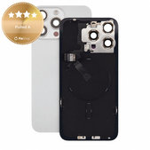 Sticlă carcasă spate pentru iPhone 15 Pro Max, White Titanium, Pulled A