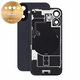 Sticlă carcasă spate pentru iPhone 16, Black, Pulled A