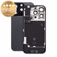 Sticlă carcasă spate pentru iPhone 16 Pro, Black Titanium, Pulled A