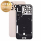 Sticlă carcasă spate pentru iPhone 16 Pro Max, Desert Titanium, Pulled A