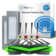 Set de piese de schimb pentru iRobot Roomba Combo 1138, Ecovacs Deebot Ozmo 930 (1x Perie principală, 2x Filtre, 2 perechi de perii laterale)