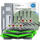 Set de piese de schimb pentru iRobot Roomba Combo 1138, Ecovacs Deebot Ozmo 930 (2x Perii principale, 4x Filtre, 4 perechi de perii laterale, 4x Lavete de mop)