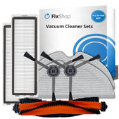 Set de piese de schimb pentru Xiaomi Dreame Bot L10 Pro, D9, D9 Pro, D9 Max, Trouver LDS (1x Perie principală, 2x Filtre, 2x Perii laterale, 2x Lavete de mop)