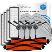 Set de piese de schimb pentru Xiaomi Dreame Bot L10 Pro, D9, D9 Pro, D9 Max, Trouver LDS (2x Perii principale, 4x Filtre, 4x Perii laterale, 4x Lavete de mop)