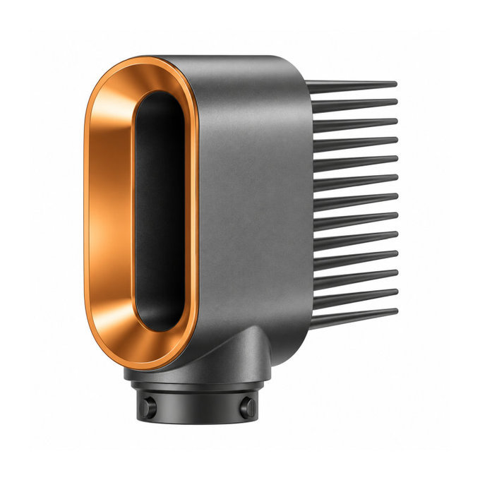 Pieptene cu dinți rari pentru Dyson Airwrap HS01, HS05, Nickel / Copper
