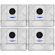 Sac de praf, 4 buc., Antibacterian și eliminarea mirosurilor pentru Ecovacs Deebot T-series, X-series