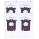 Sac de praf universal E201SM, 4 buc. pentru Electrolux, Philips, Tornado, Volta, AEG - S-bag