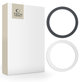 Inel magnetic MagSafe MagMat MagSafe 2-PACK Black &, argintie, Tech-Protect