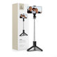 Selfie stick cu trepied L02S, neagră, Tech-Protect