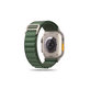 Curea Nylon Pro pentru Apple Watch 8 / 9 / 10 / 11 / SE / Ultra (44 / 45 / 46 / 49 mm), Military Green, Tech-Protect