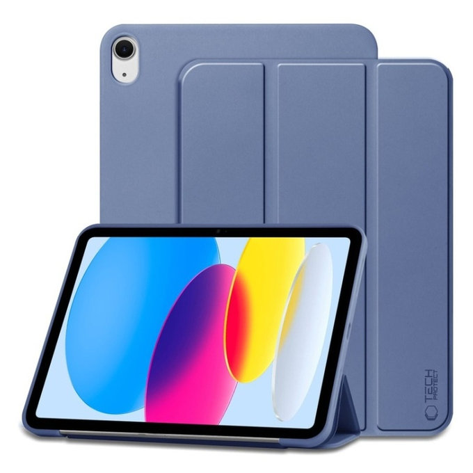 Husă Smart pentru iPad 10.9" 10 / 2022 / 11" 11 / 2025, albastră, Tech-Protect