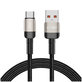 Cablu Ultraboost Evo USB-C Cable 100W/5A 200cm, Titanium, Tech-Protect