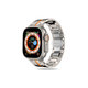 Curea Stainless Line pentru Apple Watch 8 / 9 / 10 / 11 / SE / Ultra (44 / 45 / 46 / 49 mm), Titanium/Orange, Tech-Protect