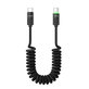 Cablu UB20T Ultraboost USB-C Cable PD 100W / 5A 180CM, neagră, Tech-Protect