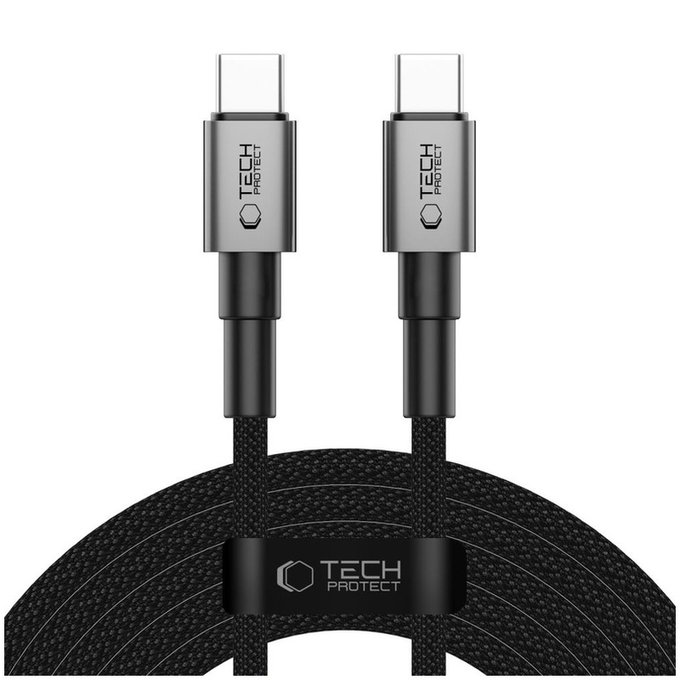 Cablu Ultraboost Dna USB-C Cable PD 100W / 5A 300cm, Iron Grey, Tech-Protect