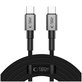 Cablu Ultraboost Dna USB-C Cable PD 100W / 5A 300cm, Iron Grey, Tech-Protect