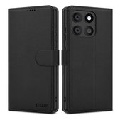 Husă Wallet pentru Motorola Edge 60 / 60 Fusion, neagră, Tech-Protect
