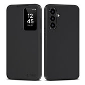 Husă Smart Wallet pentru Samsung A56 5G, Matte Black, Tech-Protect