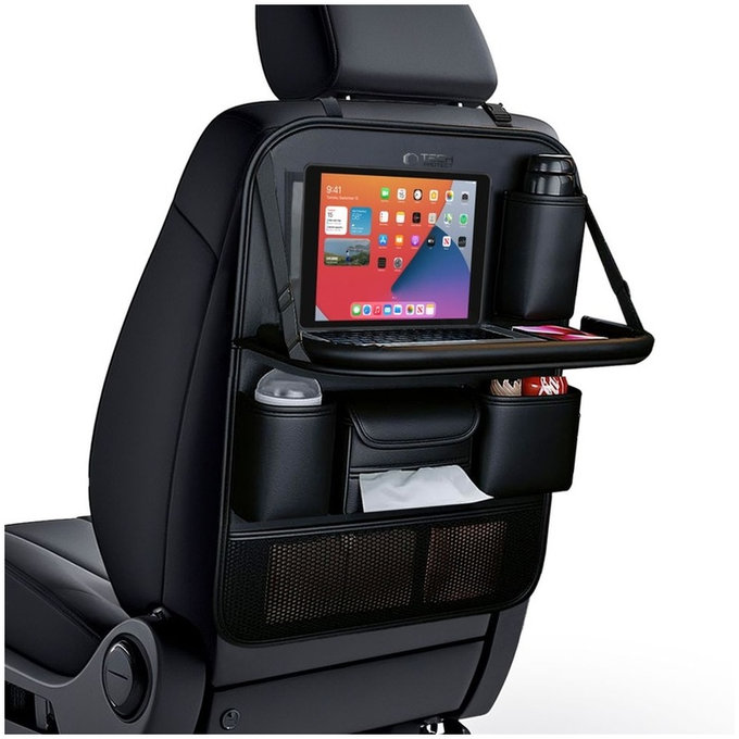 Organizator auto pentru bancheta din spate UCA100, negru, Tech-Protect