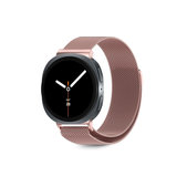 Curea Milaneseband pentru Samsung Watch 8 / 9 / Classic (40 / 44 / 46 mm), Rose Gold, Tech-Protect