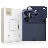 Protecție cameră Camfull Fit+ pentru iPhone 17 Pro Max, Deep Blue, Tech-Protect