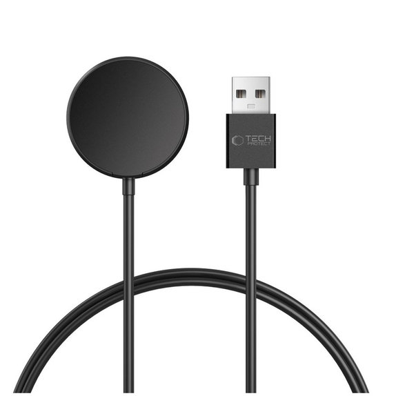Cablu MC03 Ultraboost Magnetic Charging USB Cable 100cm pentru Samsung Watch, neagră, Tech-Protect