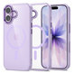 Husă MagMat MagSafe pentru iPhone 17, Lavender/Clear, Tech-Protect