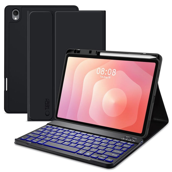 Husă Sc Pen + Keyboard pentru Samsung Tab S11 11.0 X730 / X736B, neagră, Tech-Protect