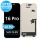 Ecran Soft OLED 120Hz pentru iPhone 16 Pro, Sticlă tactilă cu ramă, FixPremium PRO