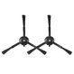 Perie laterală, 2 buc., Negru pentru Roborock Qrevo MaxV, Pro, Plus, S