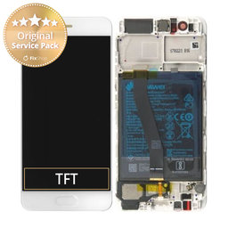 Huawei P10 - Ecran LCD + Sticlă Tactilă + Ramă + Baterie (Dazzling Gold) - 02351DJF Genuine Service Pack