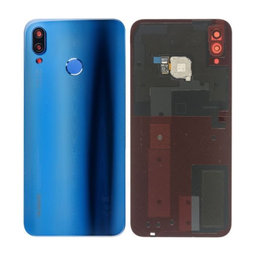 Huawei P20 Lite - Carcasă Baterie + Senzor de Amprentă (Klein Blue) - 02351VTV, 02351VNU Genuine Service Pack