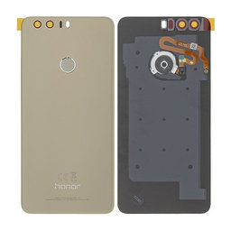 Huawei Honor 8 - Carcasă Baterie + Senzor de Amprentă (Gold) - 02350YMX Genuine Service Pack