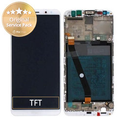 Huawei Mate 10 Lite RNE-L21 - Ecran LCD + Sticlă Tactilă + Ramă + Baterie (Prestige Gold) - 02351QXU, 02351QEY